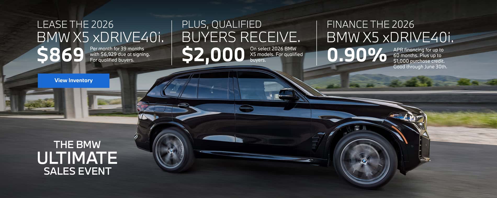 2026 BMW X5 xDrive40i - The BMW Ultimate Sales Event - BMW of Myrtle Beach