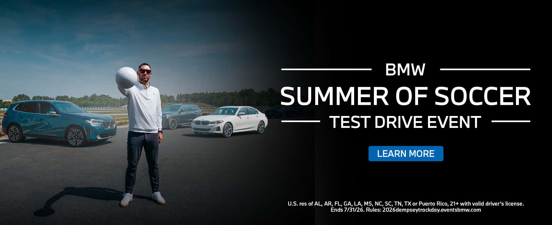 BMW Summer Of Soccer Test Drive Event
