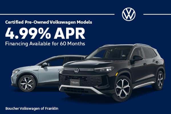 Save on Certified Pre-Owned Volkswagen Models!