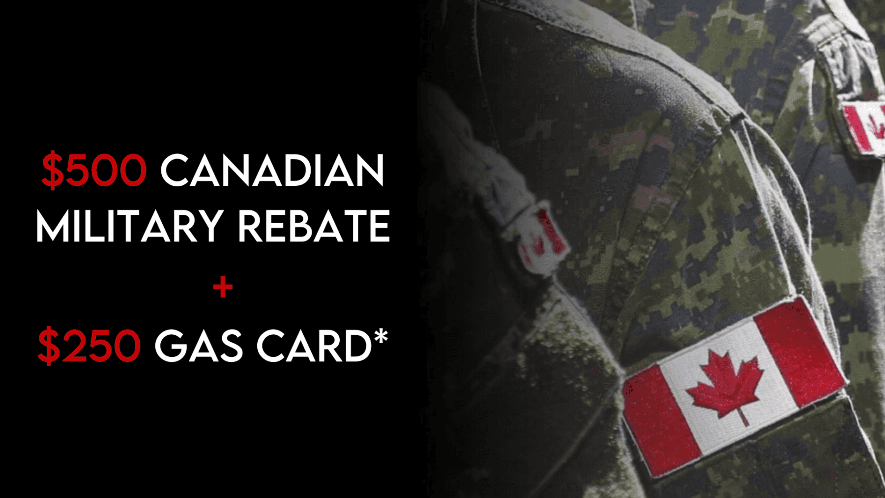 Canadian Military Promotion Brantford Honda