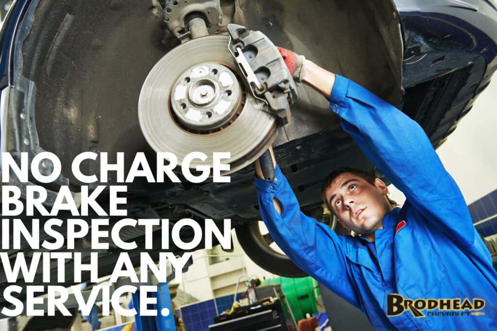 No Charge Brake Inspection!