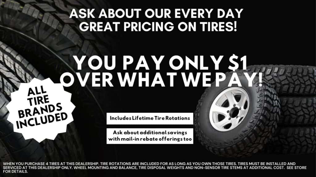 Tire Promotion- Great Deal!