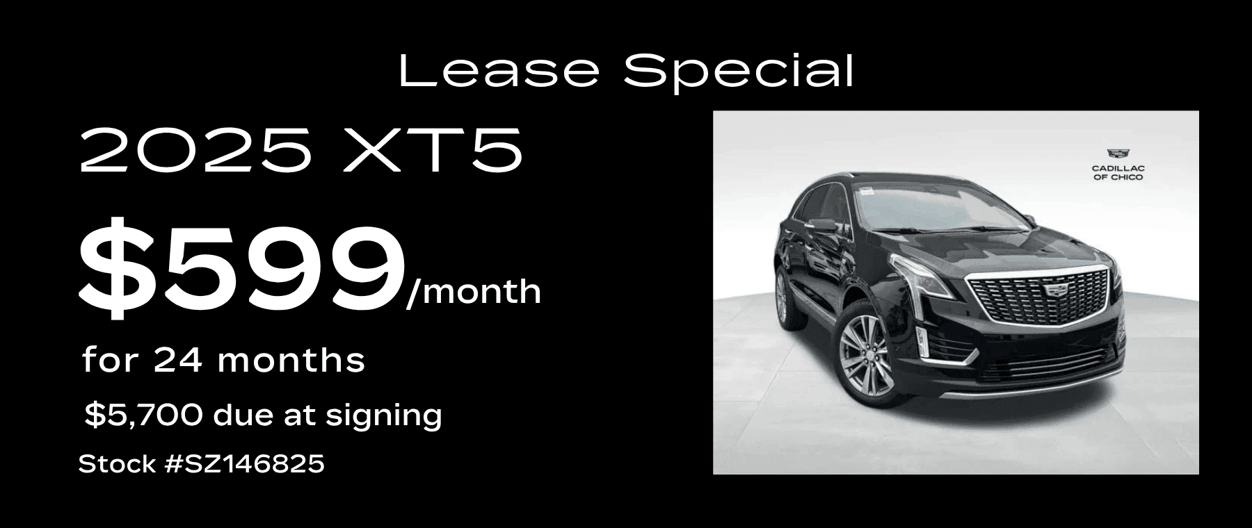 2025 XT5 Lease Special July 2026
