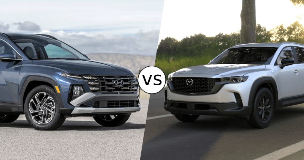 2025 Mazda CX-50 Hybrid vs. Hyundai Tucson Hybrid