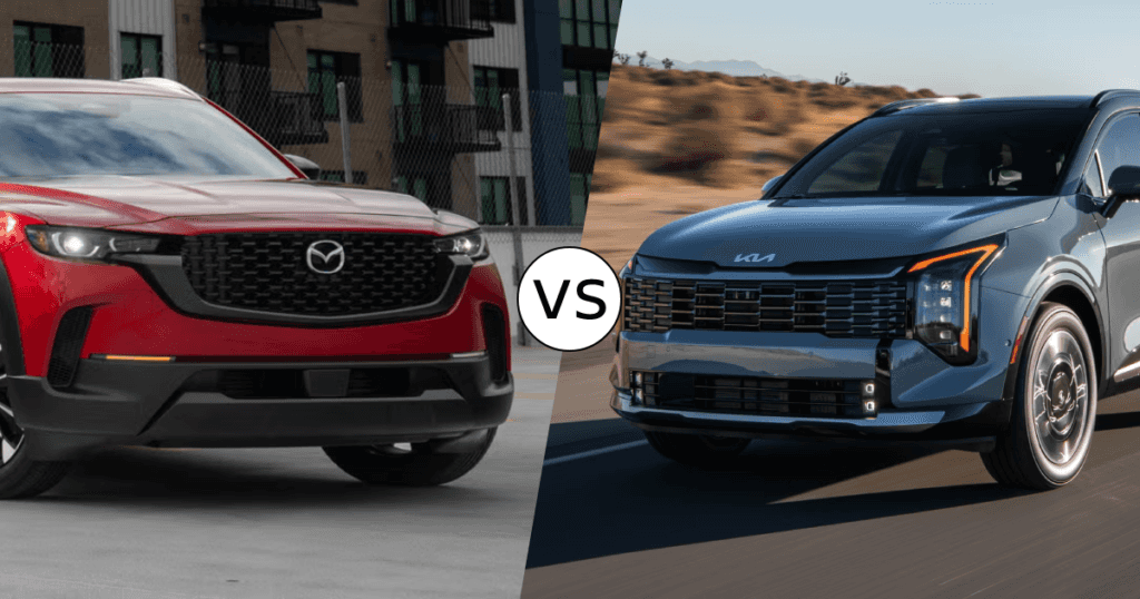 2025 Mazda CX-50 Hybrid vs. Kia Sportage Hybrid