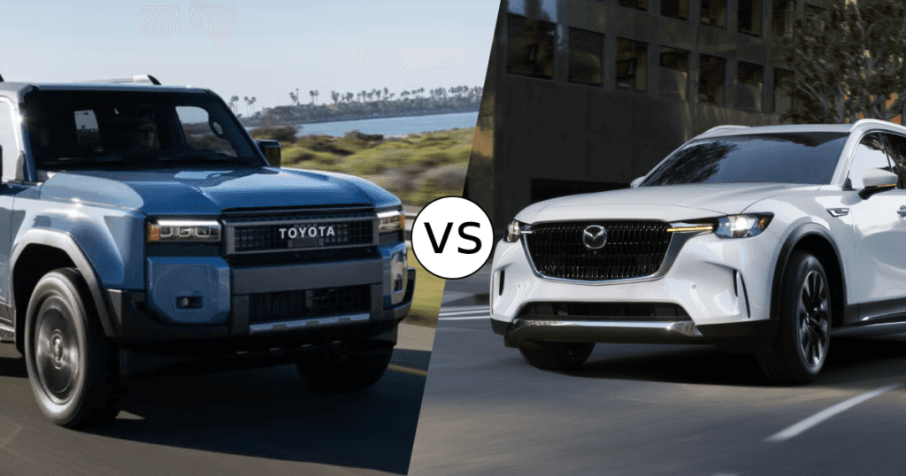2025 Mazda CX-90 vs. Toyota Land Cruiser