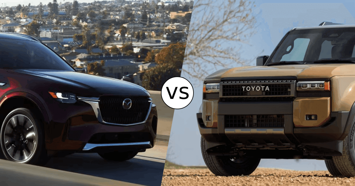 2025 CX-90 vs. Toyota Land Cruiser