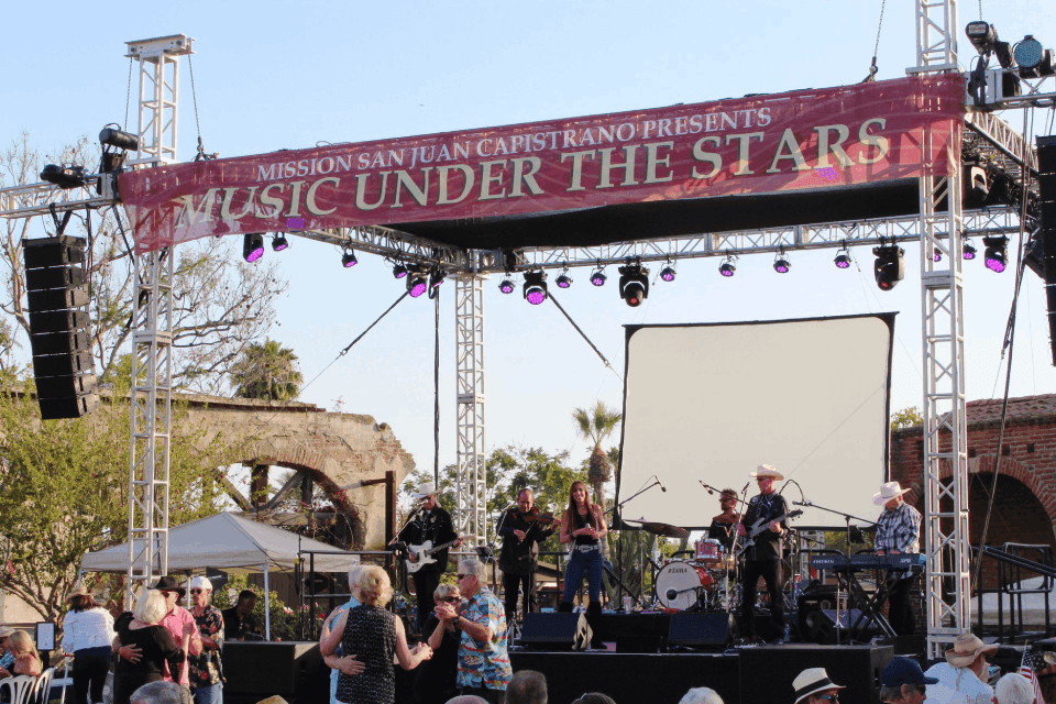 Music Under the Stars at Mission San Juan Capistrano