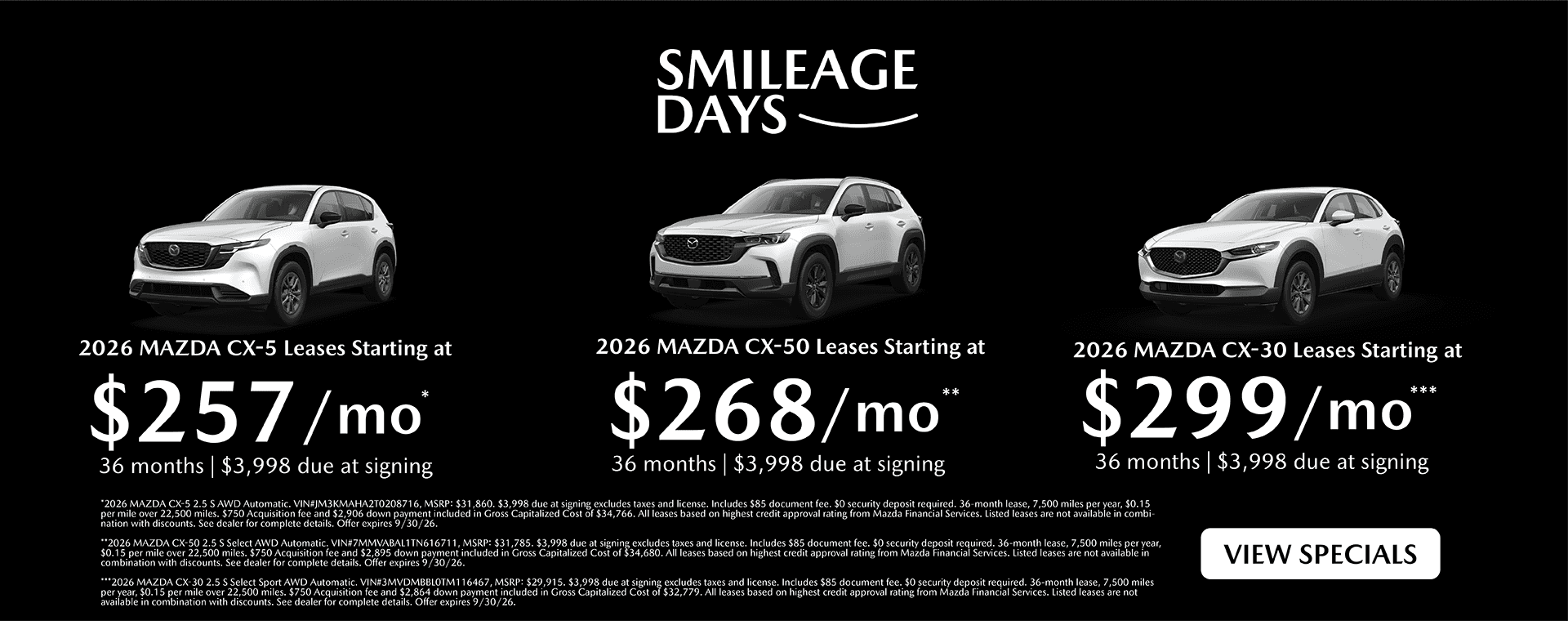 Mazda_2026September_MultiCarLine_Lease_WebsiteHeaderImage_DesktopR2
