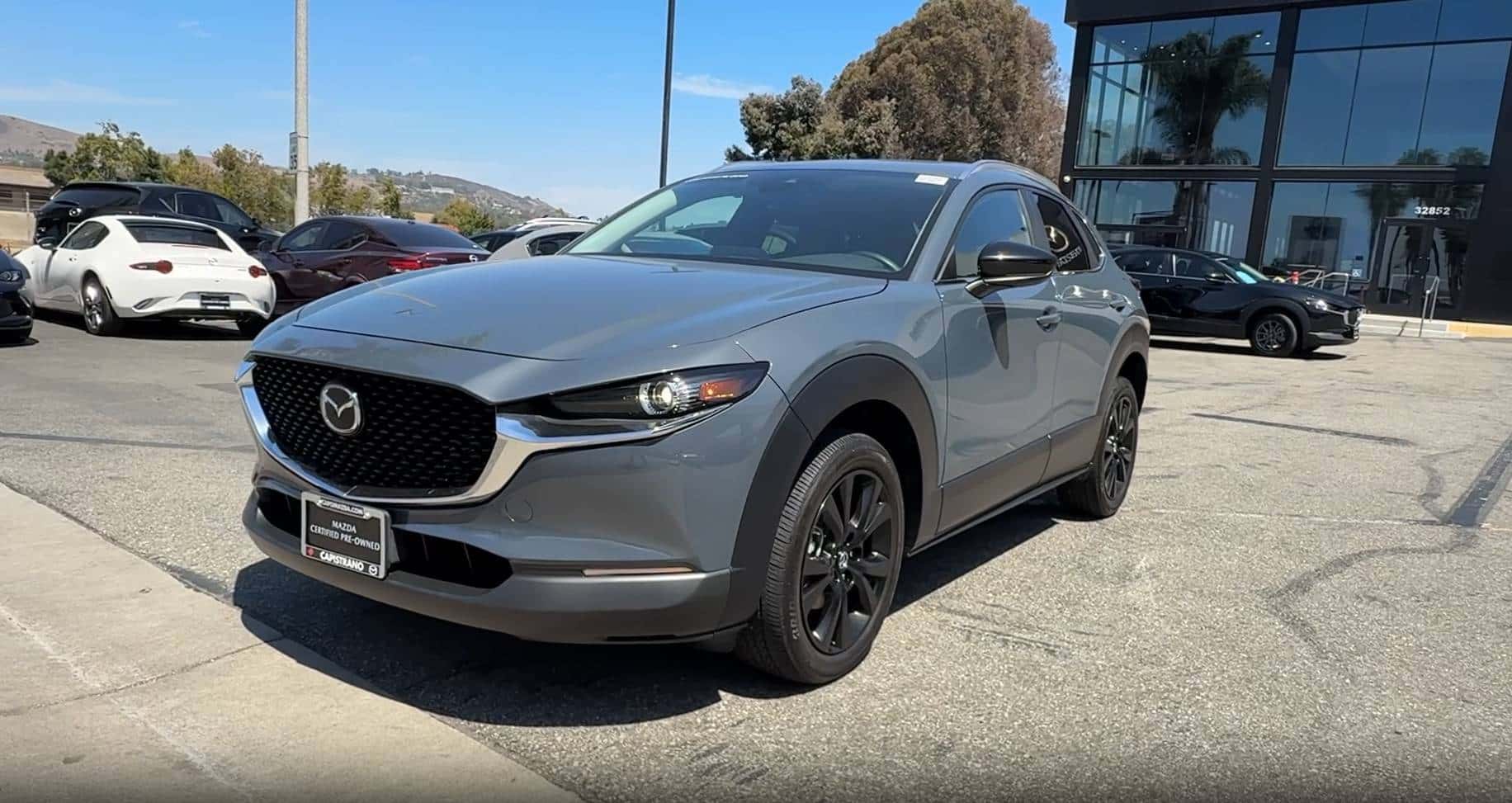 Mazda CPO 2023 Mazda CX-30 parked at dealership lot