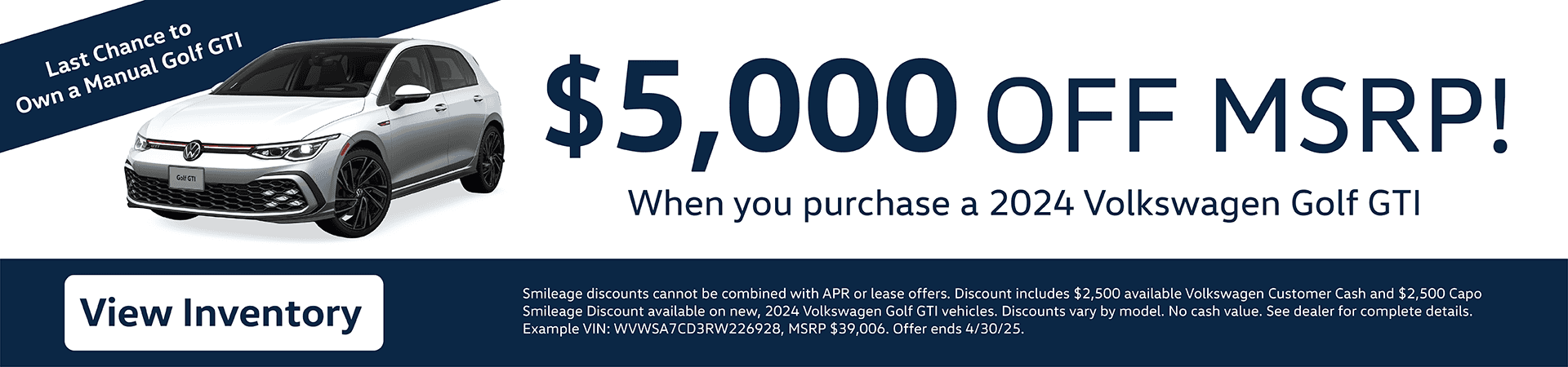 VW_April2025_GTI_5000Savings_WebsiteHeaderImage_Desktop