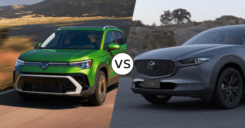 2025 Volkswagen Taos vs. Mazda CX-30