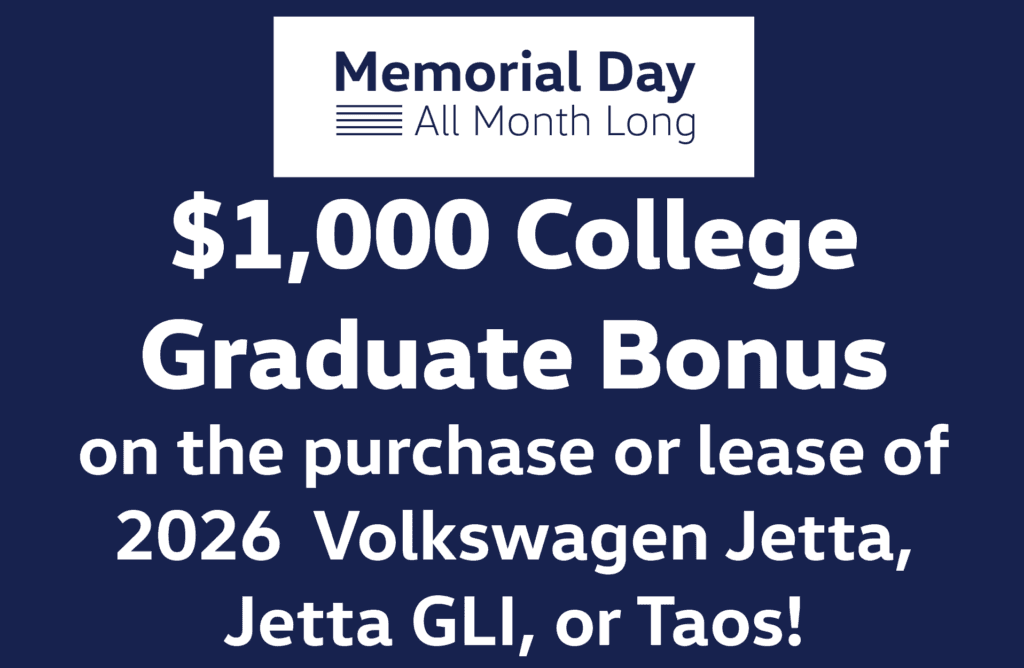 Take advantage of our $1,000 College Graduate Bonus!