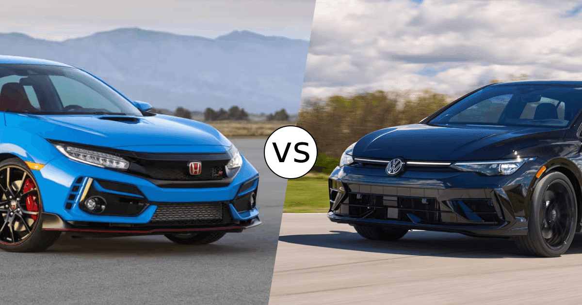 2026 Volkswagen Golf R vs. Honda Civic Type R