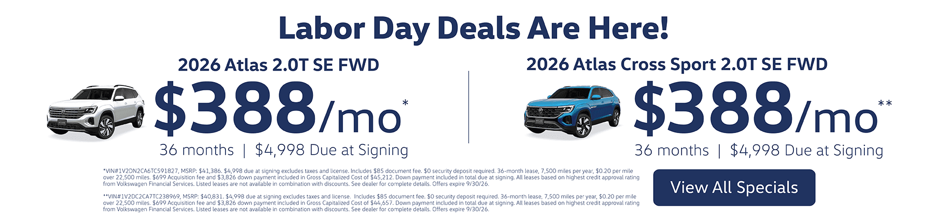 VW_2026LaborDay_AtlasandCrossSport_Lease_WebsiteHeaderImage_Desktop