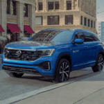 2026 Volkswagen Atlas Cross Sport parked on city street
