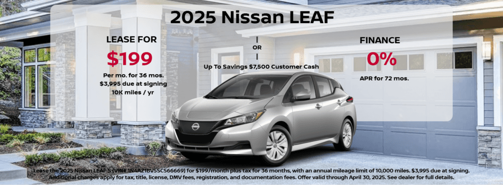2025 NISSAN LEAF