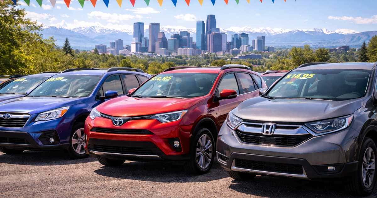 Used SUVs under $15000 Denver CO for Rocky Mountain adventures