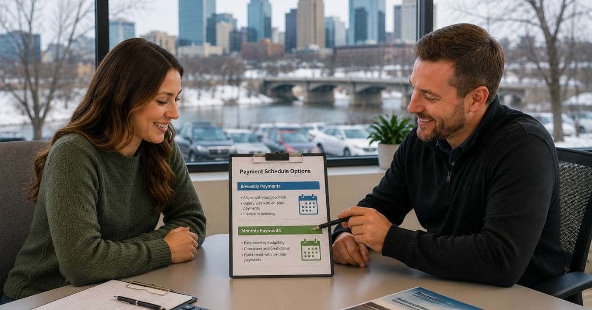 BHPH payment schedules for Twin Cities budgets at CarHop