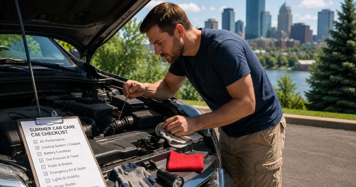 Summer car care checklist for Twin Cities drivers