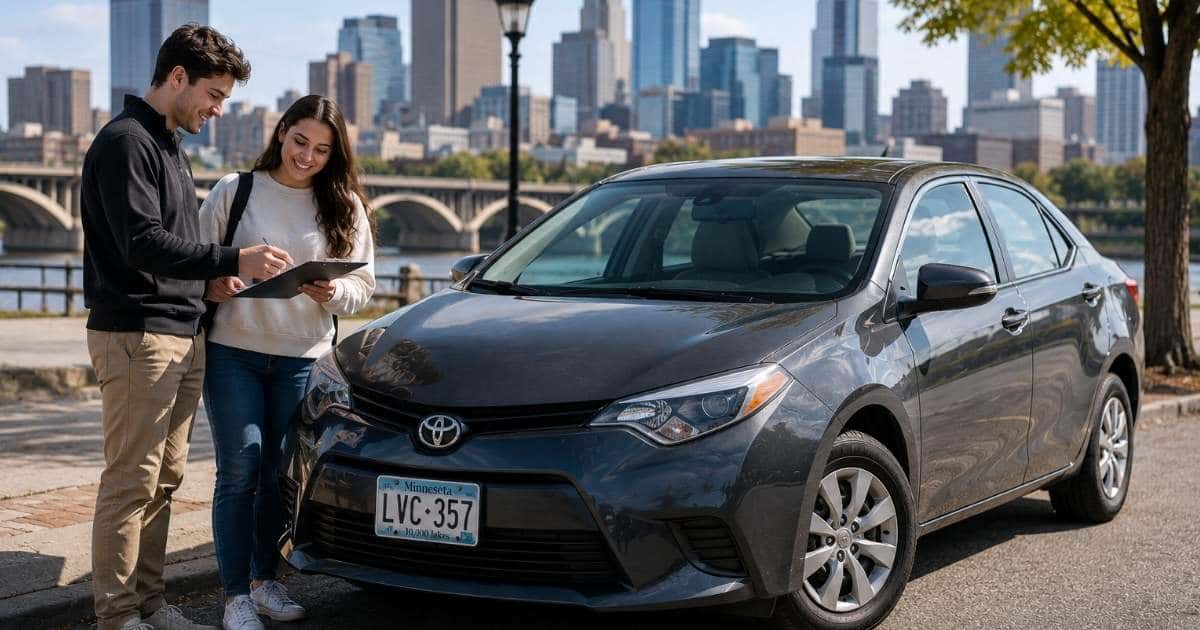 Twin Cities used car shopper estimating monthly insurance costs