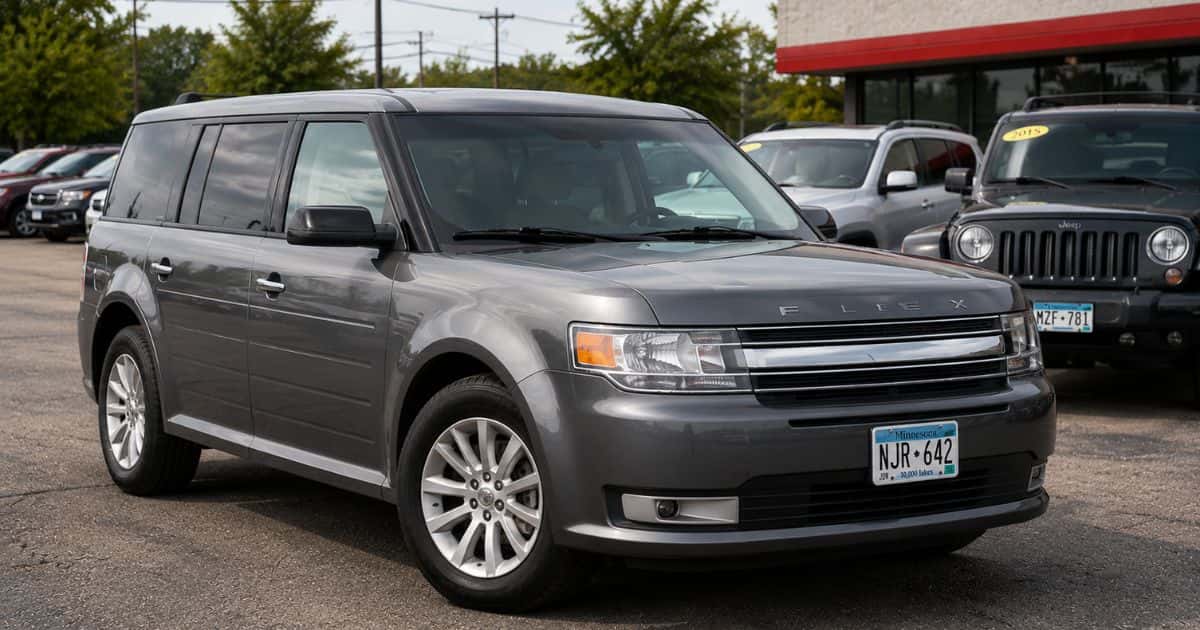 Gray 2010 Ford Flex for Twin Cities families