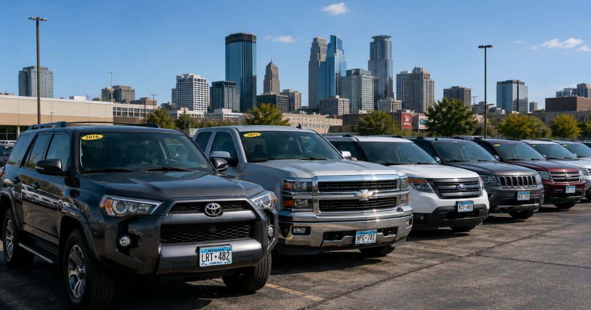 Used vehicles available from a nearby CarHop location in the Twin Cities