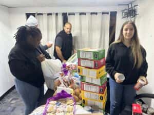carhop of auburn wa carhop cares 2024 making food baskets for customers