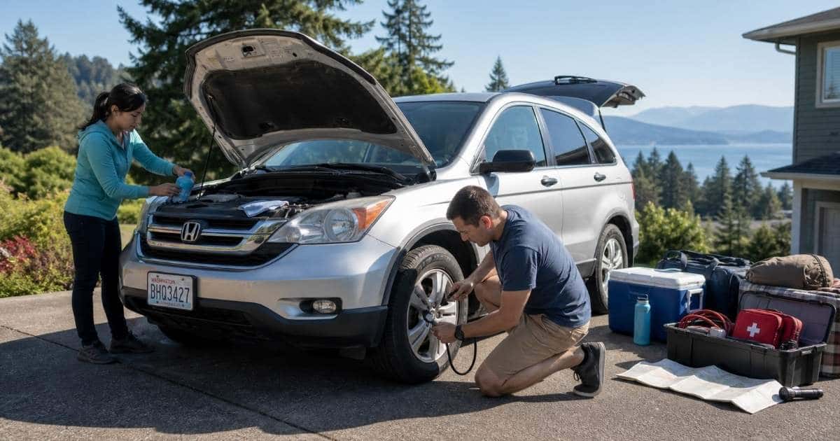 Summer road trip ready essential car checks for Washington adventures
