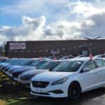 carhop dealership parking lot