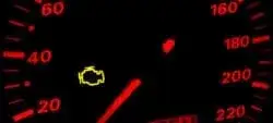 engine light on