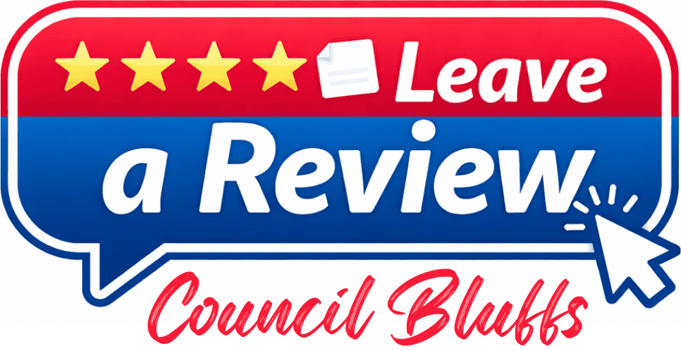 Leave a Review - Council Bluffs