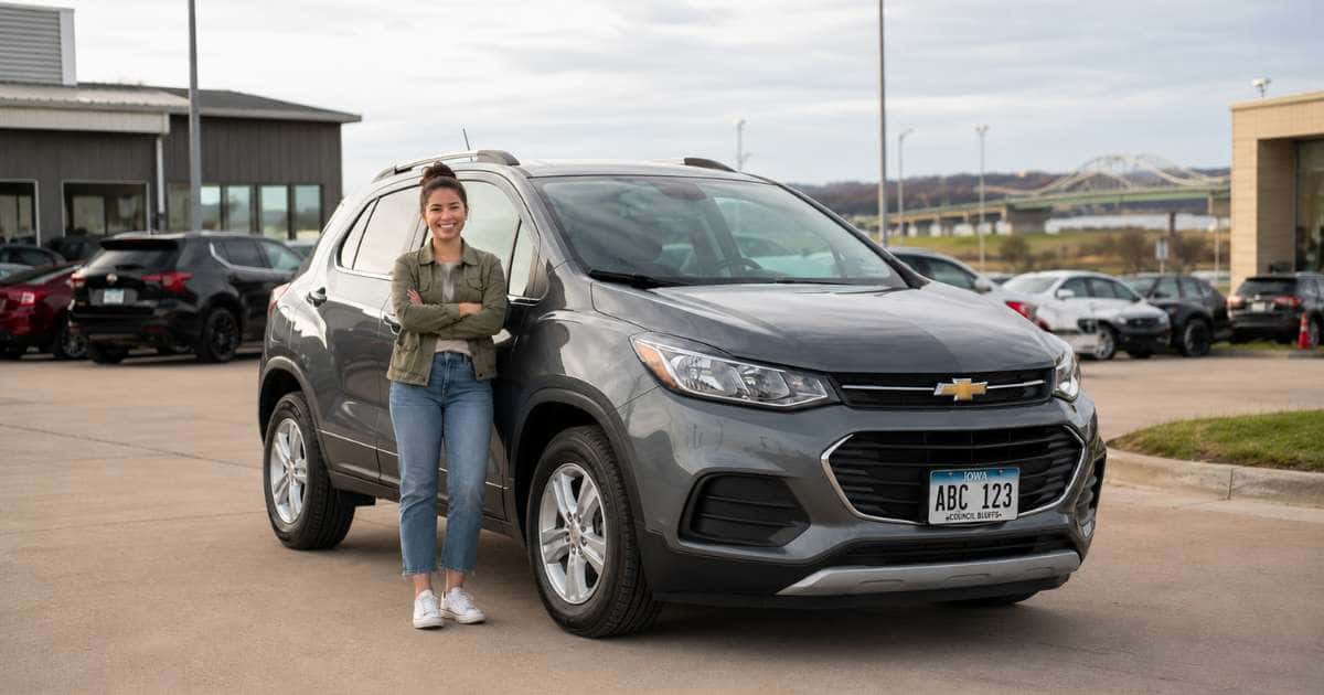 First-time car buyer in Council Bluffs exploring no-credit vehicle financing options