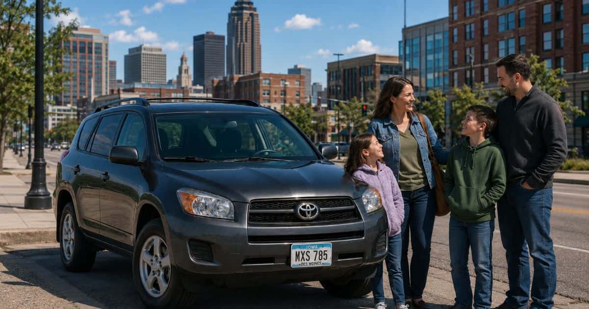 Best used SUVs for Des Moines families with space safety and Iowa road capability