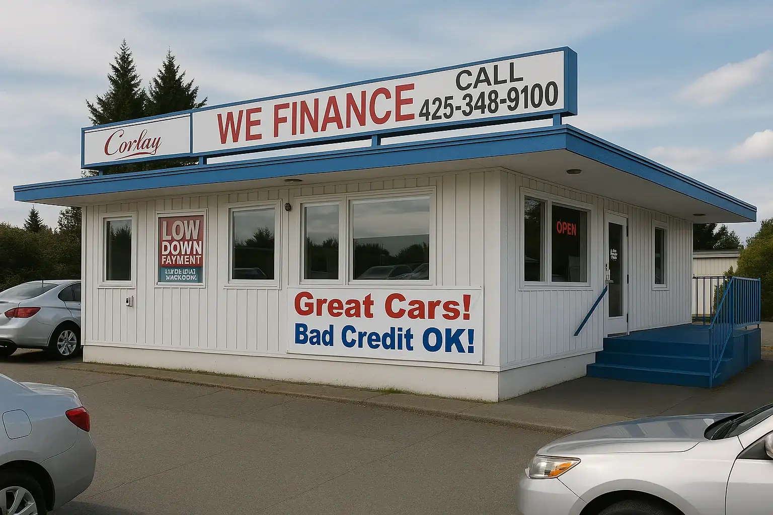 exterior of carhop in everett, wa