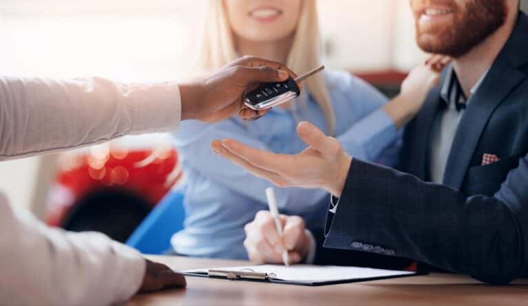 handing over keys