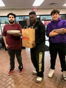 carhop cares 2024 of lincoln team giving food back to customers