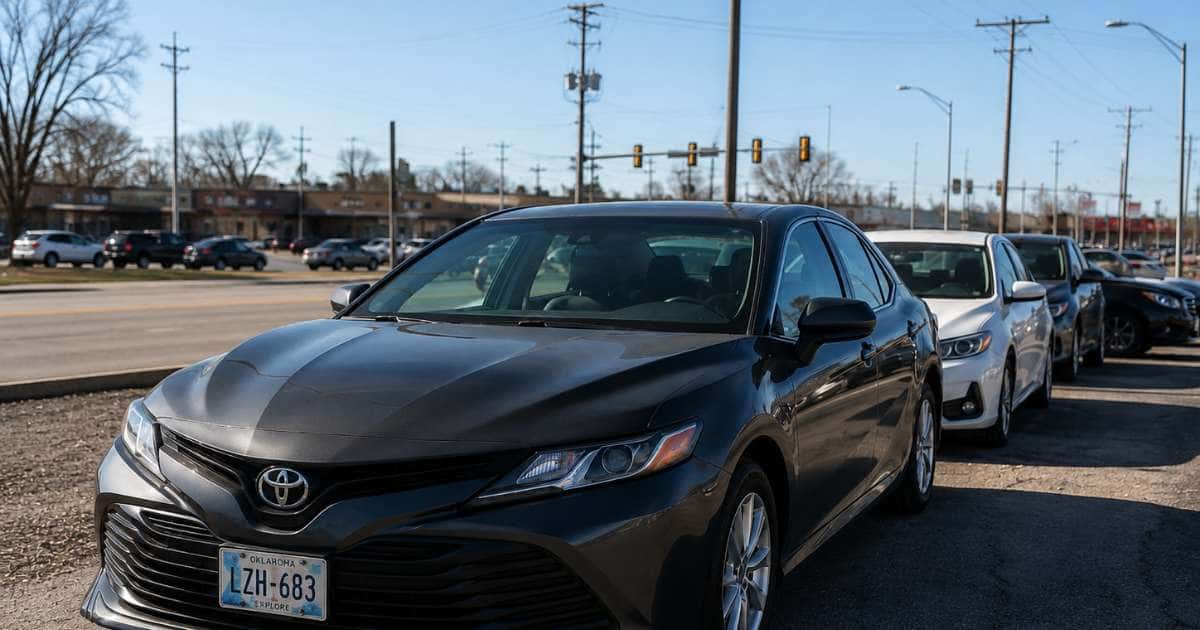 Tulsa driver reviewing vehicle financing options before purchasing a used vehicle