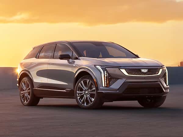 Cadillac Optiq Luxury EV SUV for sale at Castle Cadillac McHenry near Libertyville and Lake Geneva.