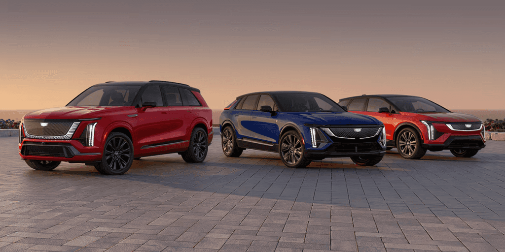Cadillac EV lineup with EV tax credit near McHenry IL