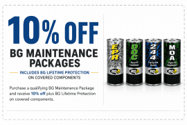 10% Off Maintenance Packages