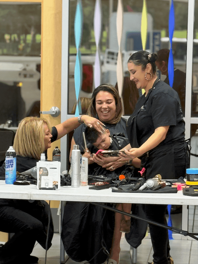 Cuts for Kids back-to-school haircut event at Castle Chevrolet of Villa Park