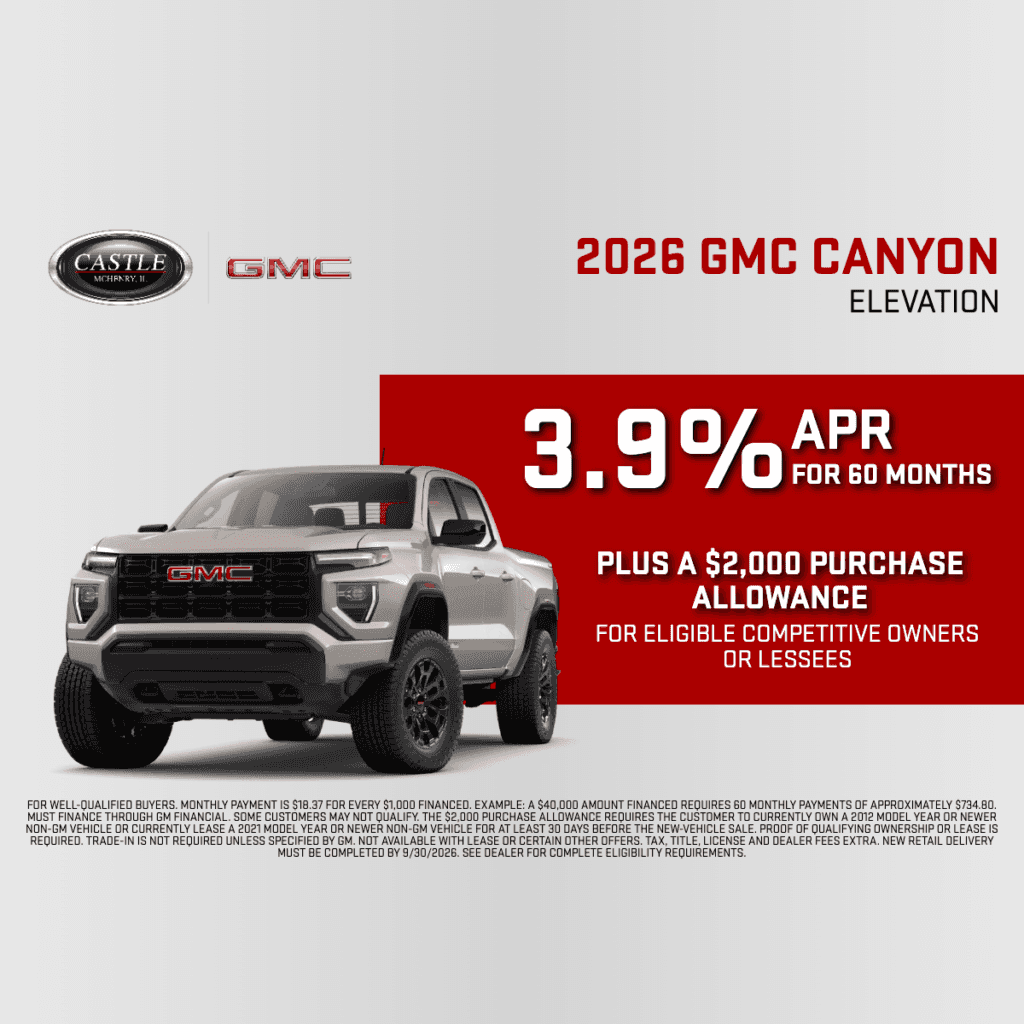 2026 GMC Canyon Elevation