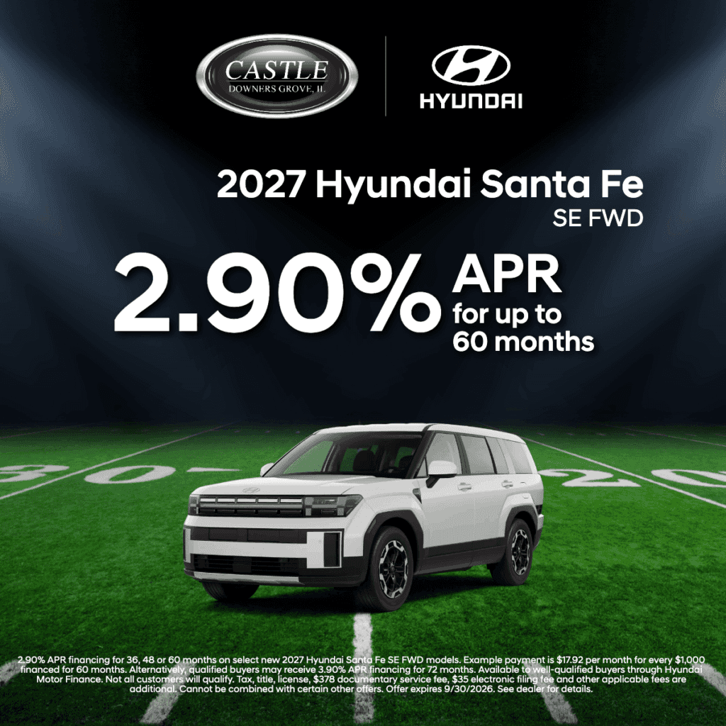 2027 Hyundai Santa Fe: Finance at 2.90% APR for up to 60 Months