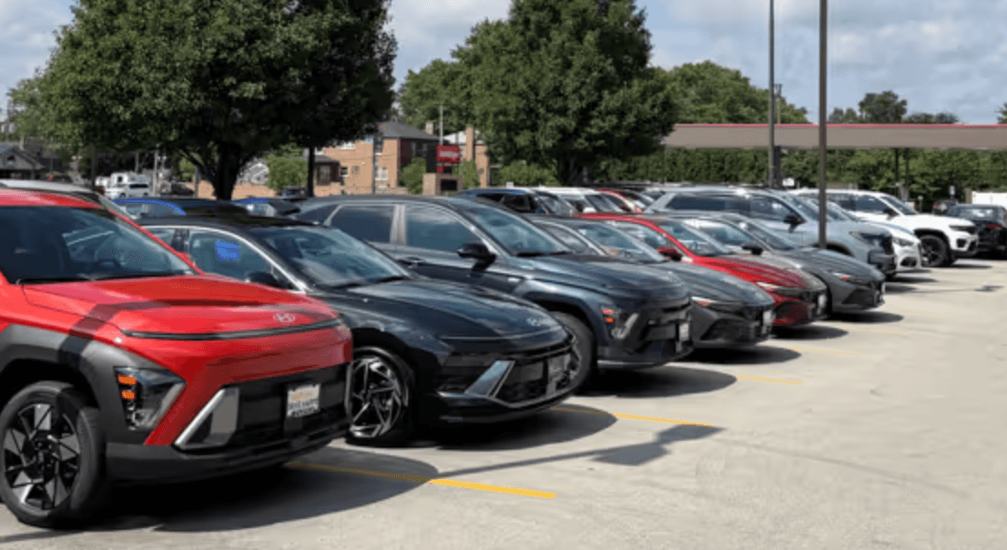 New Hyundai Tucson and Santa Fe lineup at Castle Hyundai of Oak Lawn