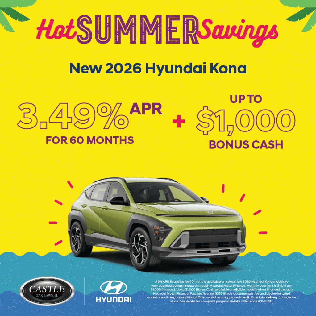 2026 Hyundai Kona: 3.49% APR for 60 Months + $1,000 Bonus Cash