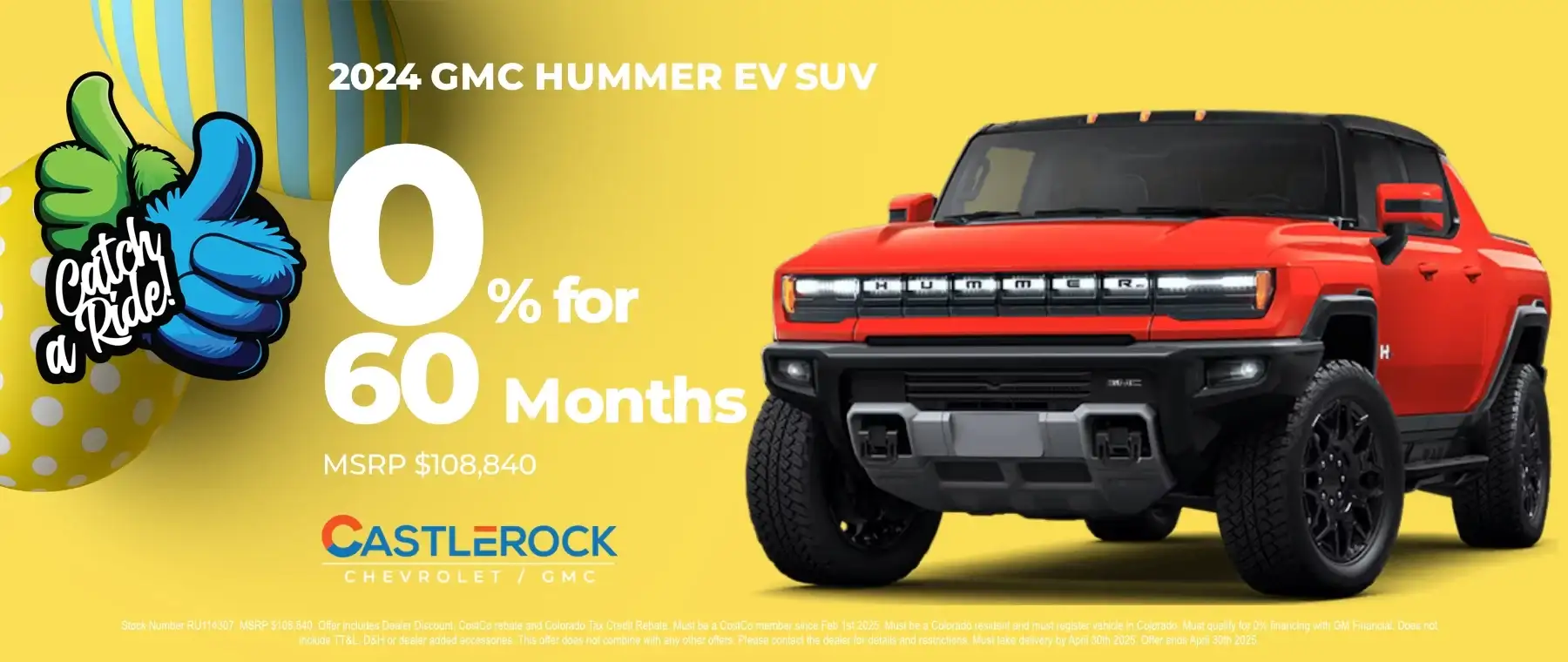 April Hummer 0% Special