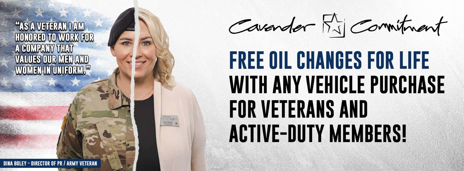 Cavender Commitment: Free