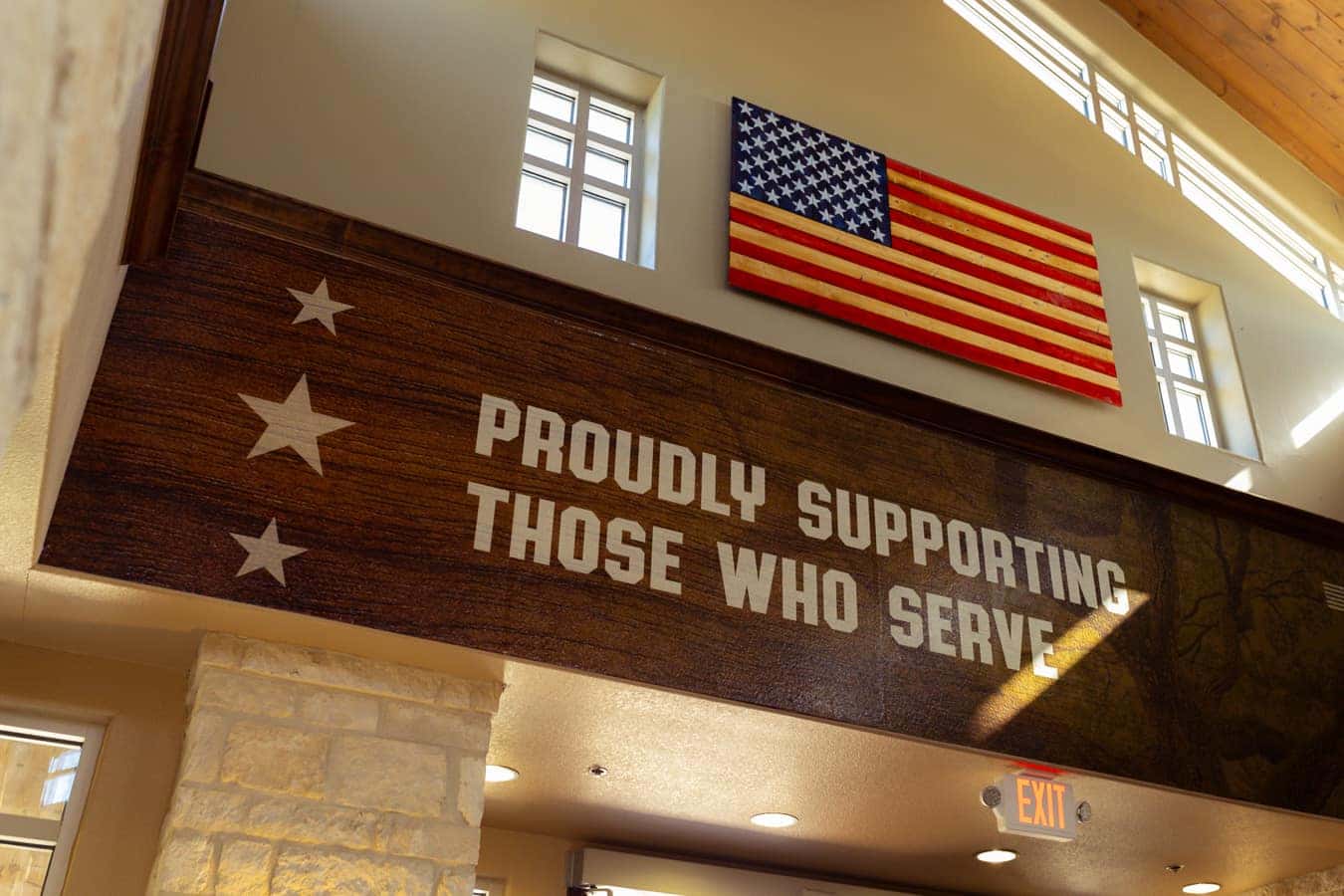Cavender Commitment event serving our troops.