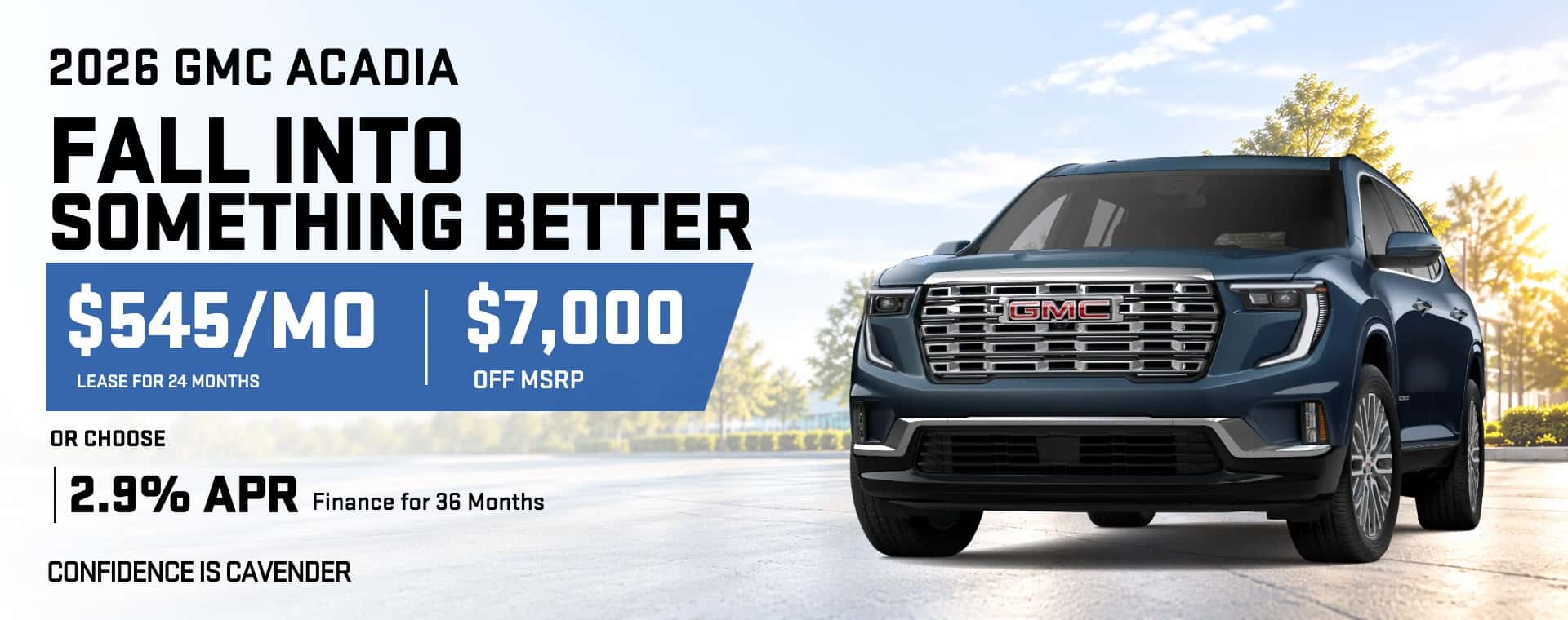 2026 GMC Acadia